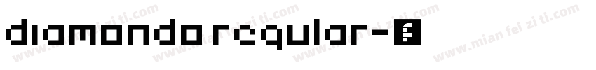 diamondo regular字体转换